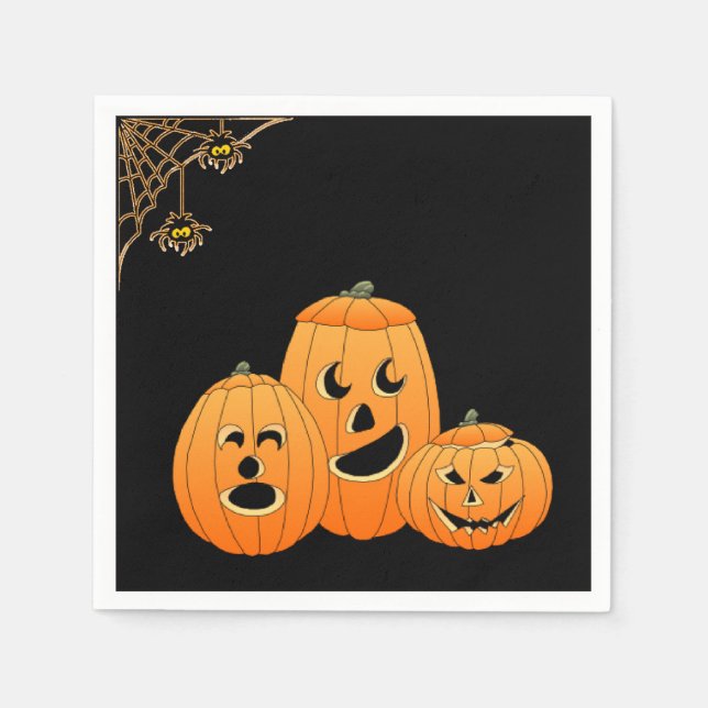 Pappersservetter Halloween (Framsidan)