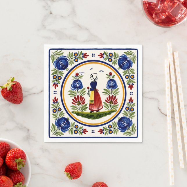 Pappersservetter Lunch Quimper (Insitu)