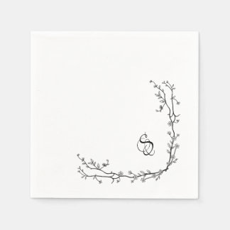 Pappersservetter med monogram