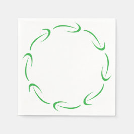 Pappersservetter med pilram