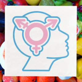 Pappersservetter med Transstolthetsymbol