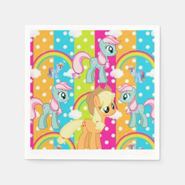Pappersservetter Pony (Framsidan)