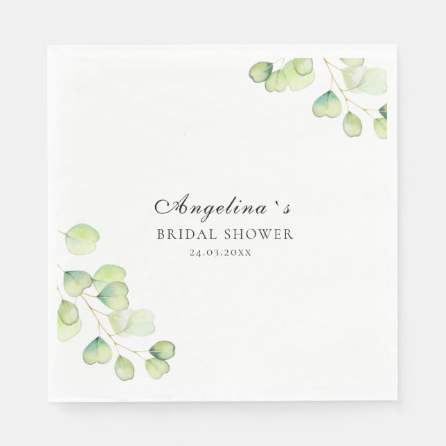 Pappersservietter till bröllopsfest. pappersservett (Framsidan)