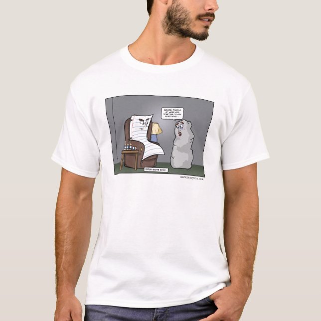 Papperstaktsten Tee Shirt (Framsida)
