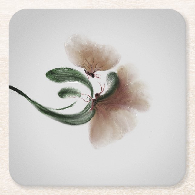 Pappersunderlägg Underlägg Papper Kvadrat (Framsidan)