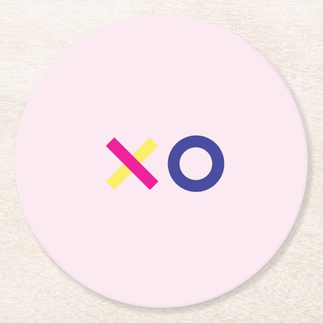 Pappersunderlägg Underlägg Papper Rund (Framsidan)