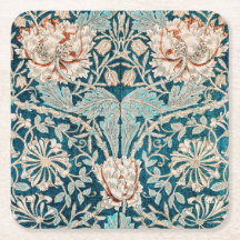 Pappersunderlägg: WILLIAM MORRIS : HONEYSUCKLE