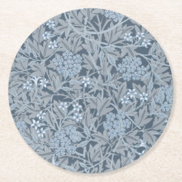 Pappersunderlägg: WILLIAM MORRIS : JASMINE Underlägg Papper Rund