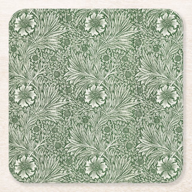 Pappersunderlägg: WILLIAM MORRIS : MARIGOLD Underlägg Papper Kvadrat (Framsidan)