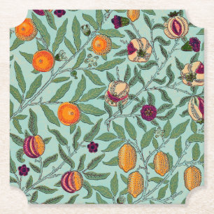 Pappersunderlägg: WILLIAM MORRIS : POMEGRANATER  Underlägg Papper