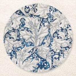 Pappersunderlägg: WILLIAM MORRIS WALLFLOWER MÖNSTE Underlägg Papper Rund