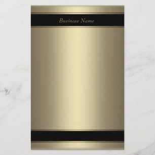 Pappersvaror Beige Metall Svart Brons Brevpapper