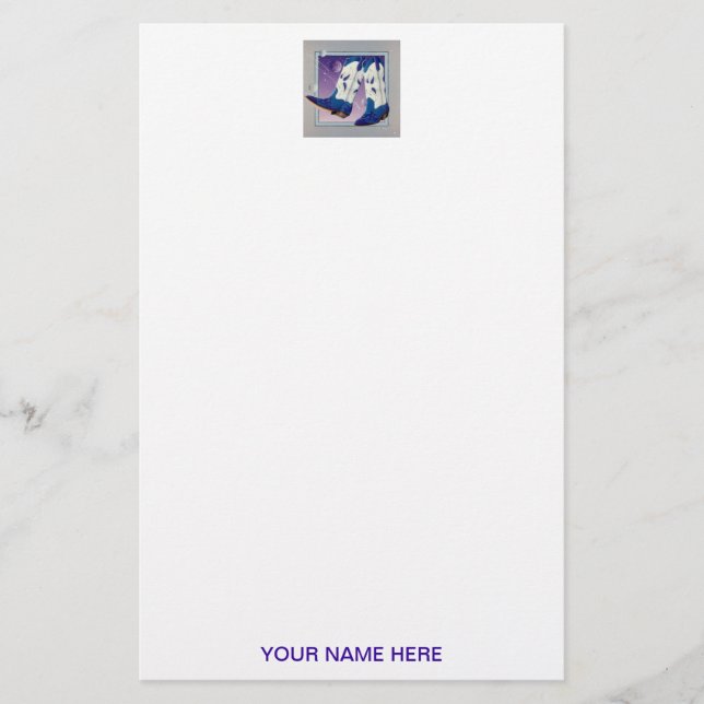 Pappersvaror - Elektriska glidskor Brevpapper (Framsida)