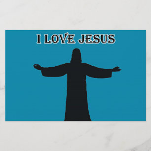 Pappersvaror   jag älskar jesus brevpapper