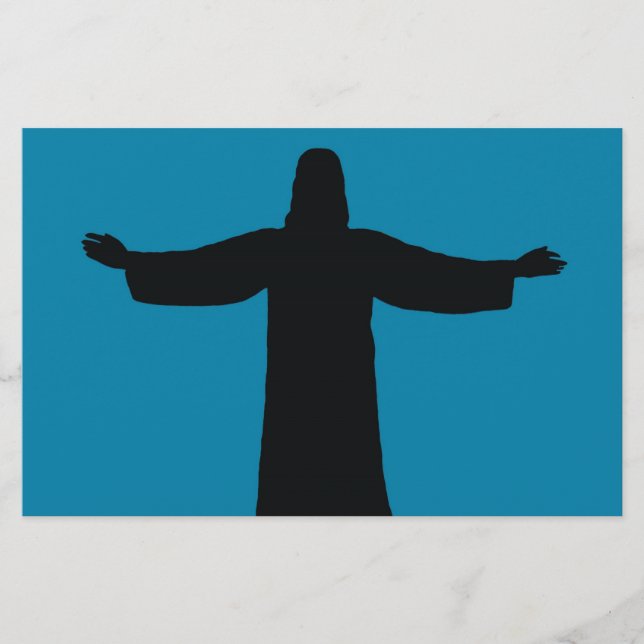Pappersvaror jesus kristus  brevpapper (Framsida)
