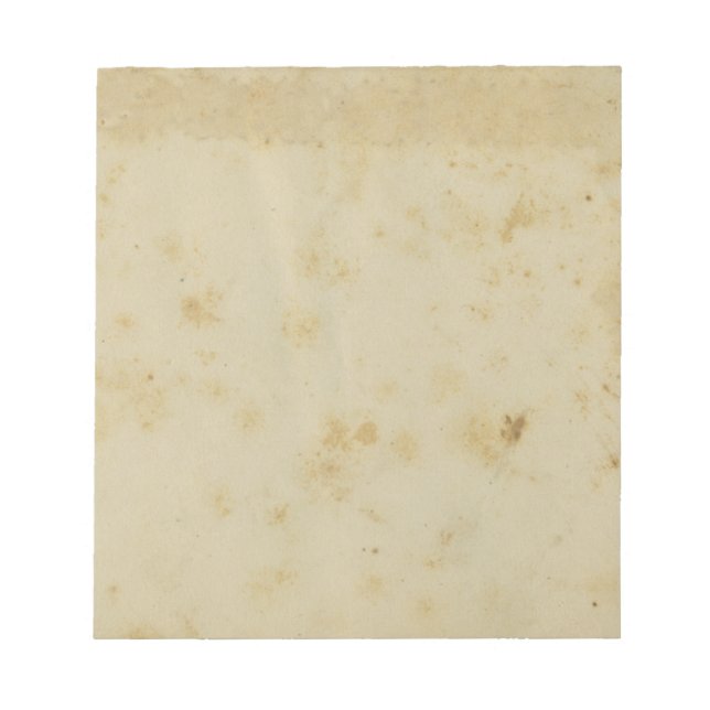 Pappert Anteckningsblock för antika Nedfläckader 1 (Framsida)