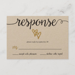 Pappert Bröllop OSA för guldfärghöns i Kraft