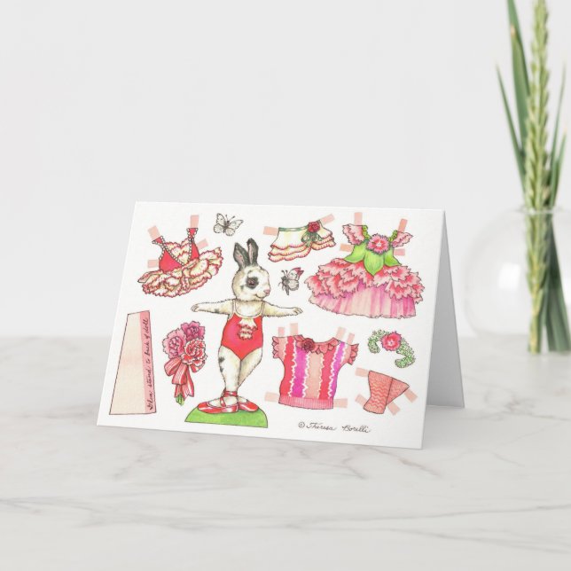 Pappert doseringskort för födelsedagskaraktär kort (Framsida)