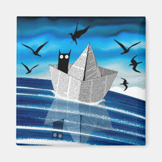 Pappert fartyg magnet