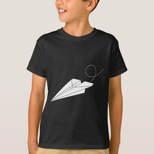 Pappert flygplan tee shirt (Framsida)