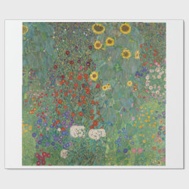 Pappert: GUSTAV KLIMT : FARM GARDEN Presentpapper