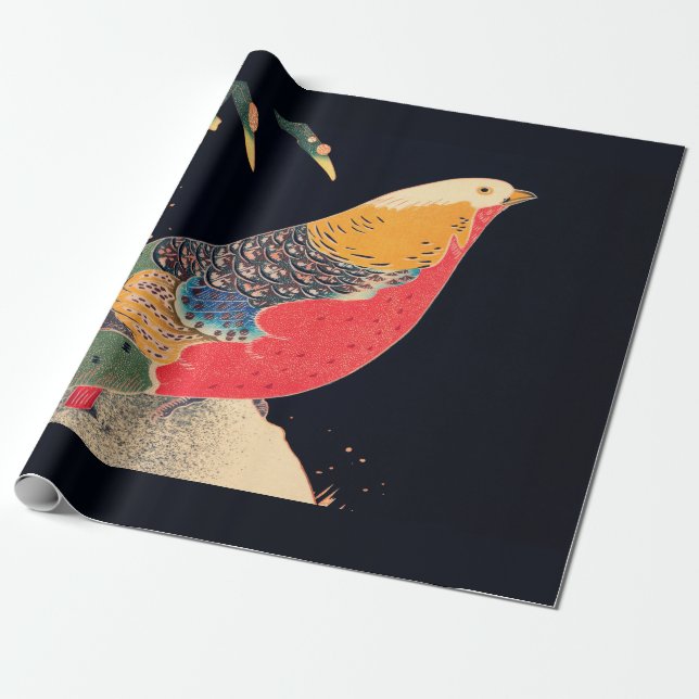 Pappert: ITŌ JAKUCH : WOODBLOCK Presentpapper (Utrullad)