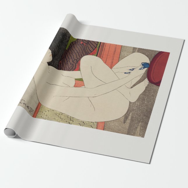 Pappert: JAPANESE WOODBLOCK:Shinsui Itō Presentpapper (Utrullad)