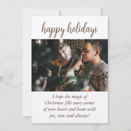 Pappert julkort för Craft-design