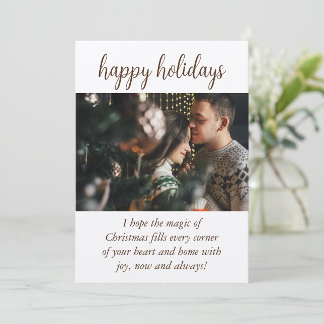 Pappert julkort för Craft-design (Stående Fram)