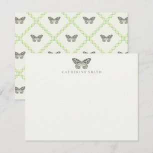 Pappert Kite Butterfly Flat Note Card Anteckningskort