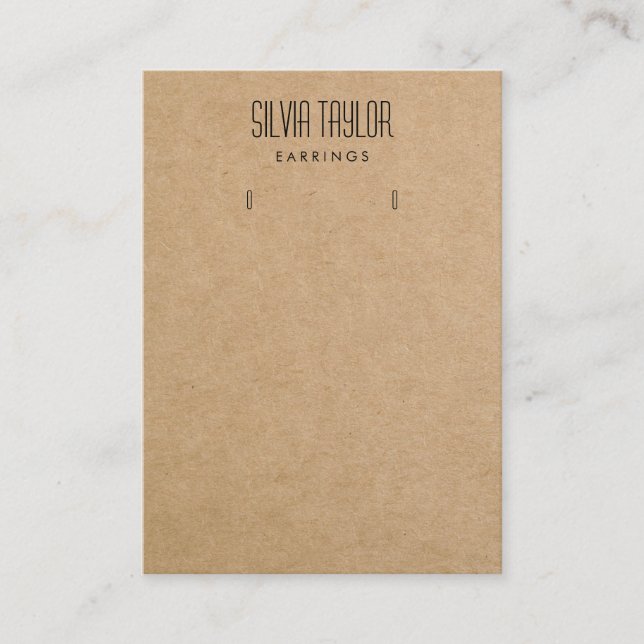 pappert kort för enkel, minimal visning för avläsn (Framsida)