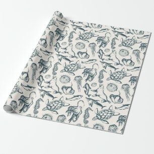 Pappert liv i havet presentpapper