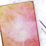 Pappert med Rustic Crystal Starburst Led Anteckningsblock<br><div class="desc">En vacker platta med fodrad storlek brev 8, 5 x 11-stationär papper - varje sida med ett subtle Tarot Cards och Crystal Starburst Background.</div>