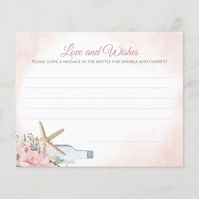 Pappert meddelande för Flaska Flygblad (Framsidan)