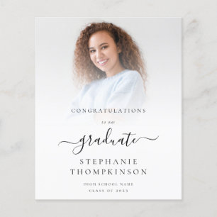 PAPPERT minimalistiskt 2023 Grad-fotomeddelande Flygblad