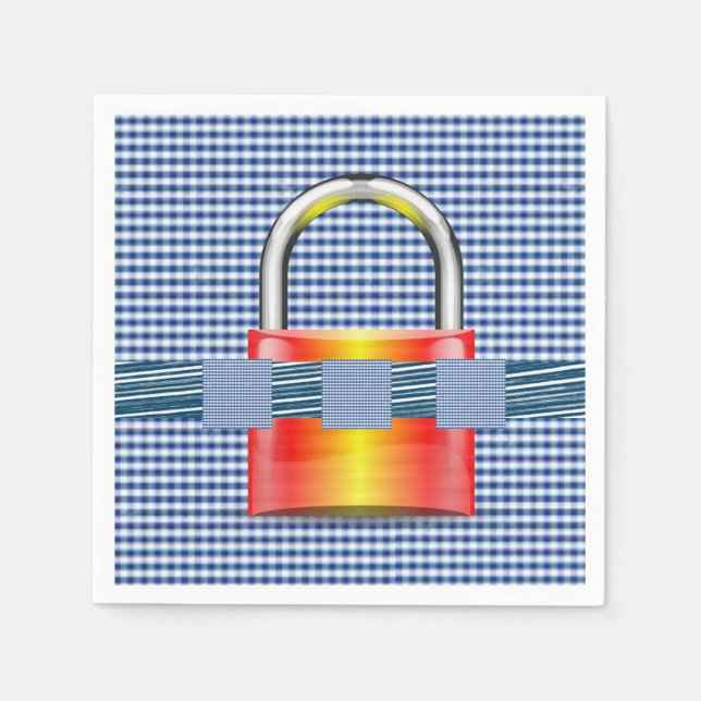 Pappert Napkins Lock Pappersservett (Framsidan)