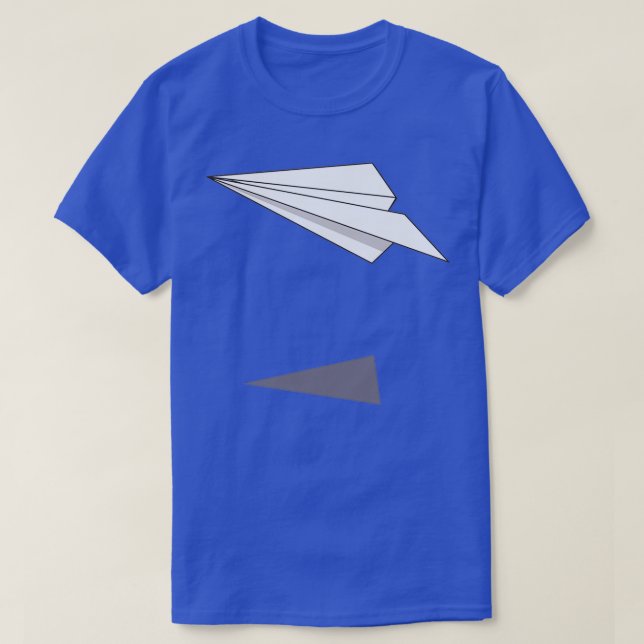 pappert origami-flygplan t shirt (Design framsida)