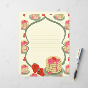 Pappert papper för pancakes