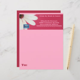 Pappert papper (Rosa Daisy B) RFPMDesigns ©️ 2024