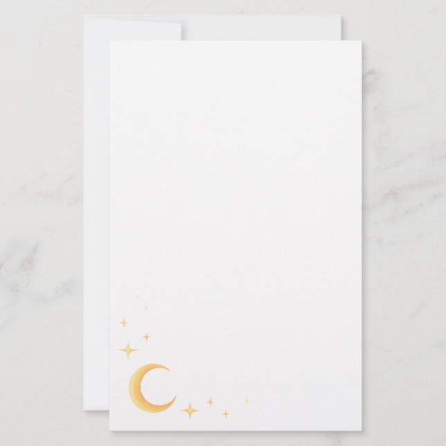 Pappert papper, Storlekt: 14 cm x 21,6 cm, Pappert Brevpapper (Framsida)