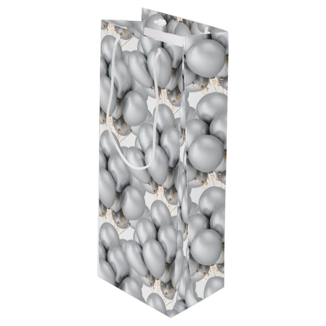 Pappert presentkort för ballonger (Framsidan Vinklad)