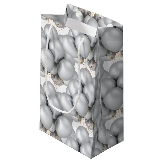 Pappert presentkort för ballonger (Framsidan Vinklad)