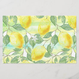 Pappert radbyte för vattenfärgscitroner Artisan So Brevpapper