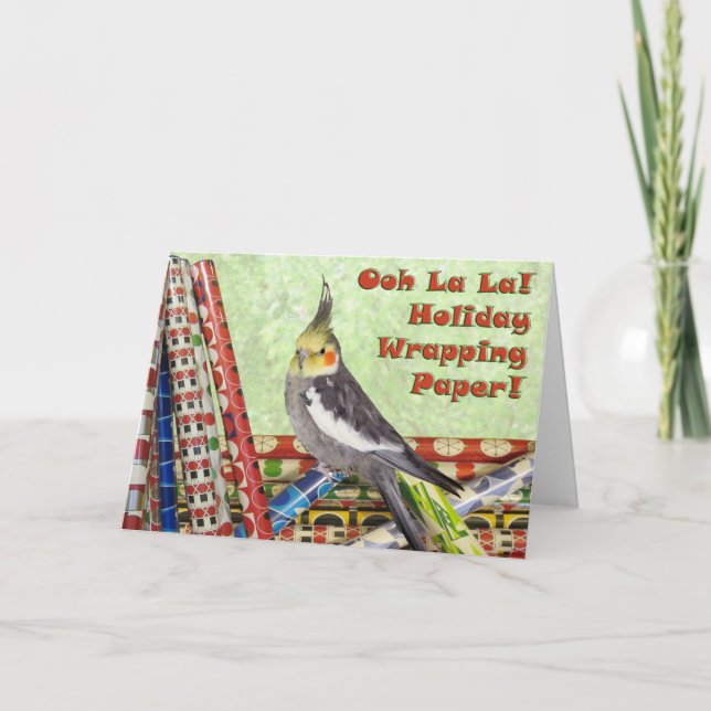 Pappert strimla helgkort (Framsida)