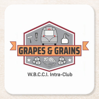 Pappert Underlägg med Logotyp Papper Kvadrat