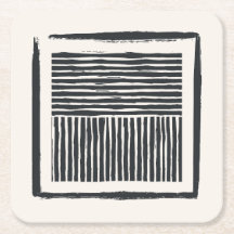 Pappert Underlägg svartvitt