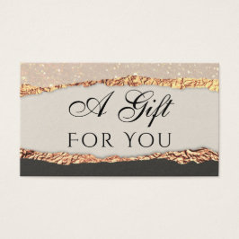 pappert visitkort för svart shimmer i guld