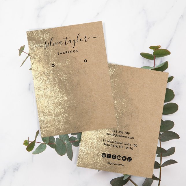 Pappert visning för avläsning av kalligrafi visitkort (Skapare uppladdad)