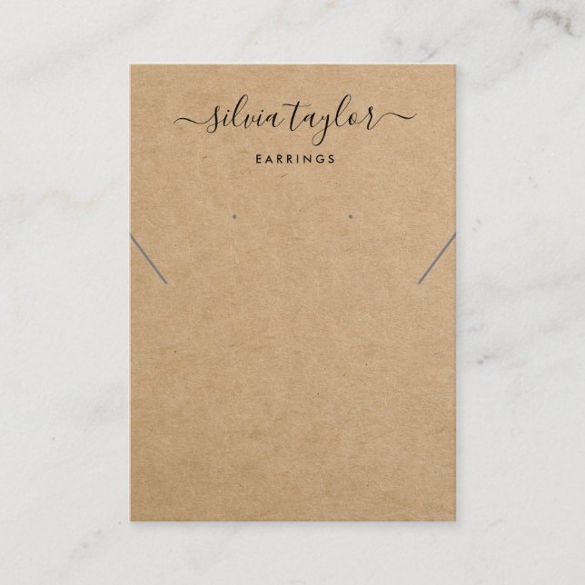 Pappert visning för berättarröst för  av  berättar visitkort (Framsida)