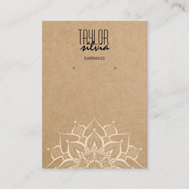 pappert visning för organisering av manalabåtar visitkort (Framsida)